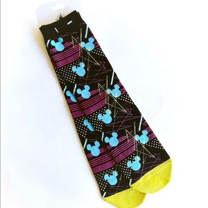 Disneyland Theme Parks Mickey Head Long Socks